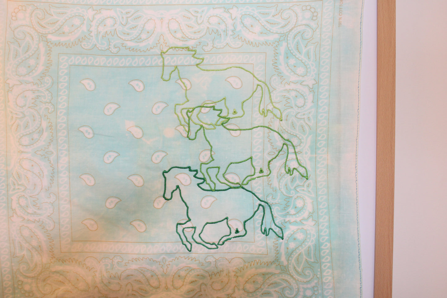 Triple Galloping Horses Bandana