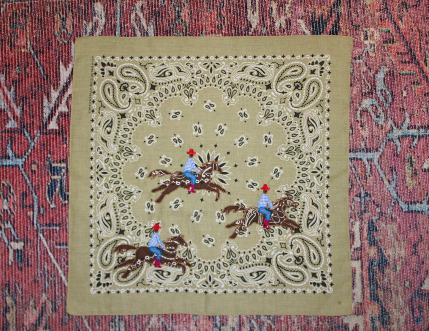 Should've Been A Cowboy Embroidered Bandana