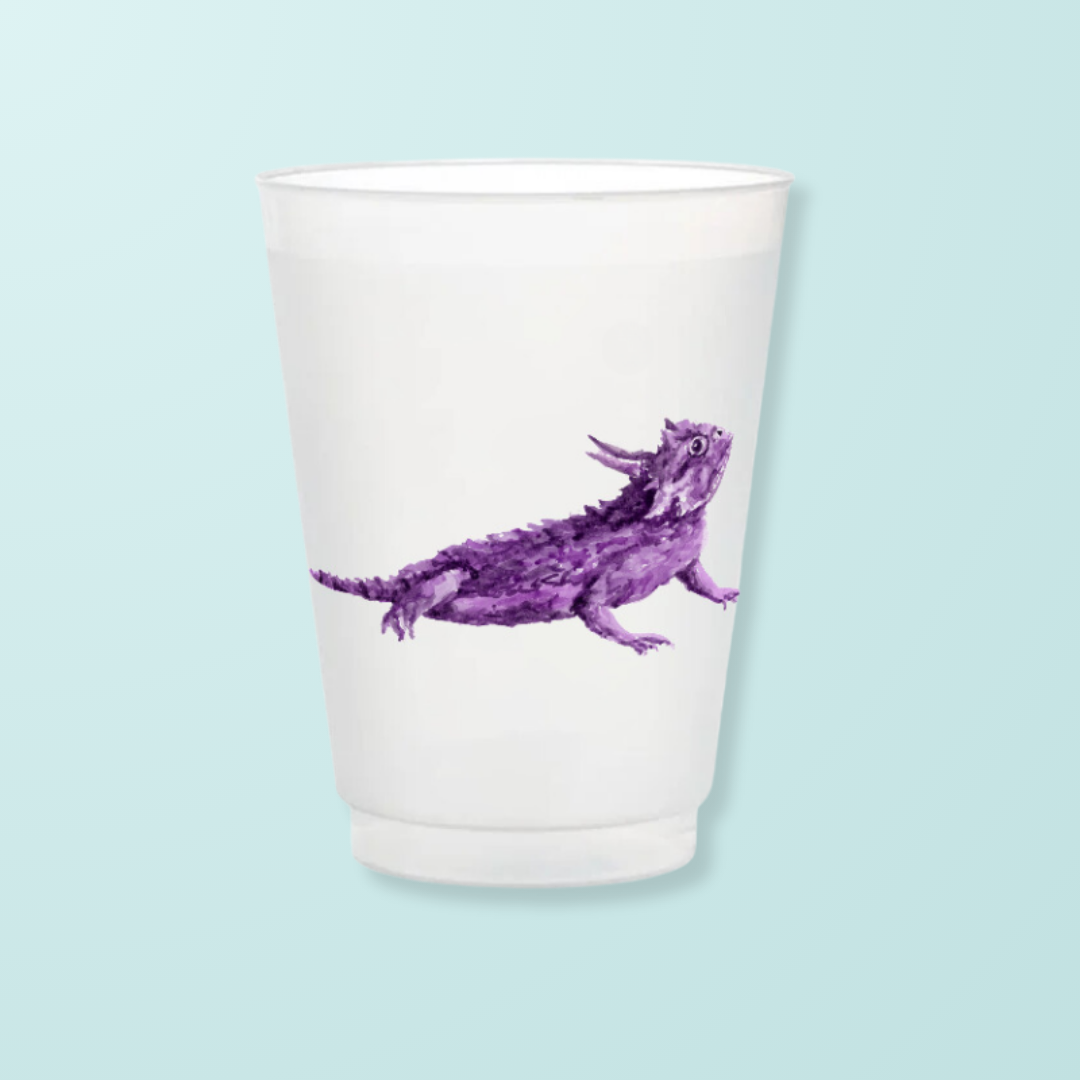 Purple Horned Frog Cups