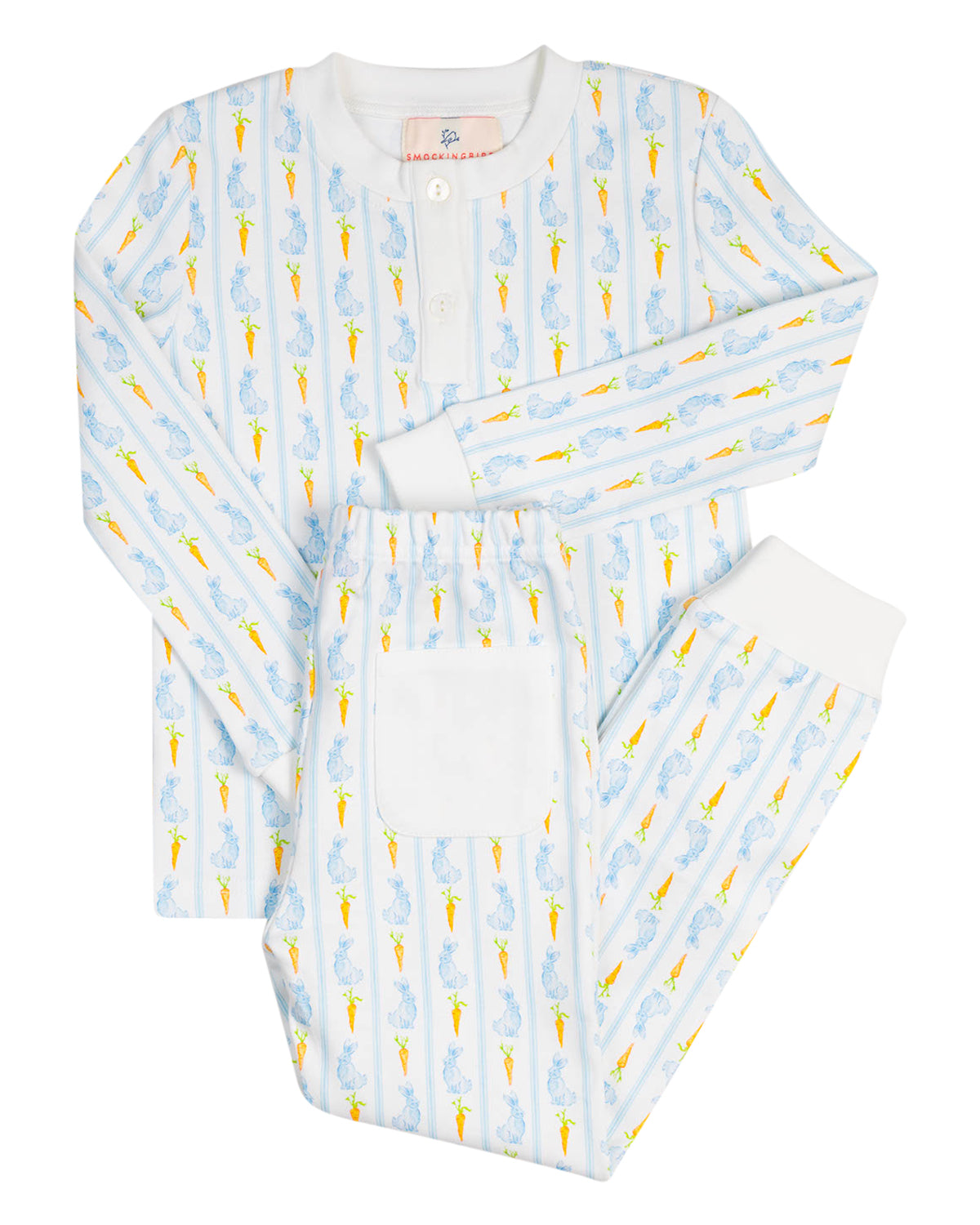 Blue Bunny Knit Pajamas-FINAL SALE (Size 4T)