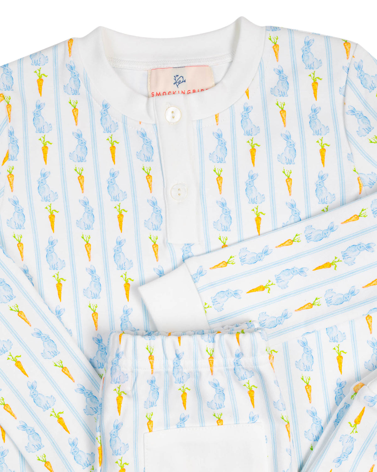 Blue Bunny Knit Pajamas-FINAL SALE (Size 4T)