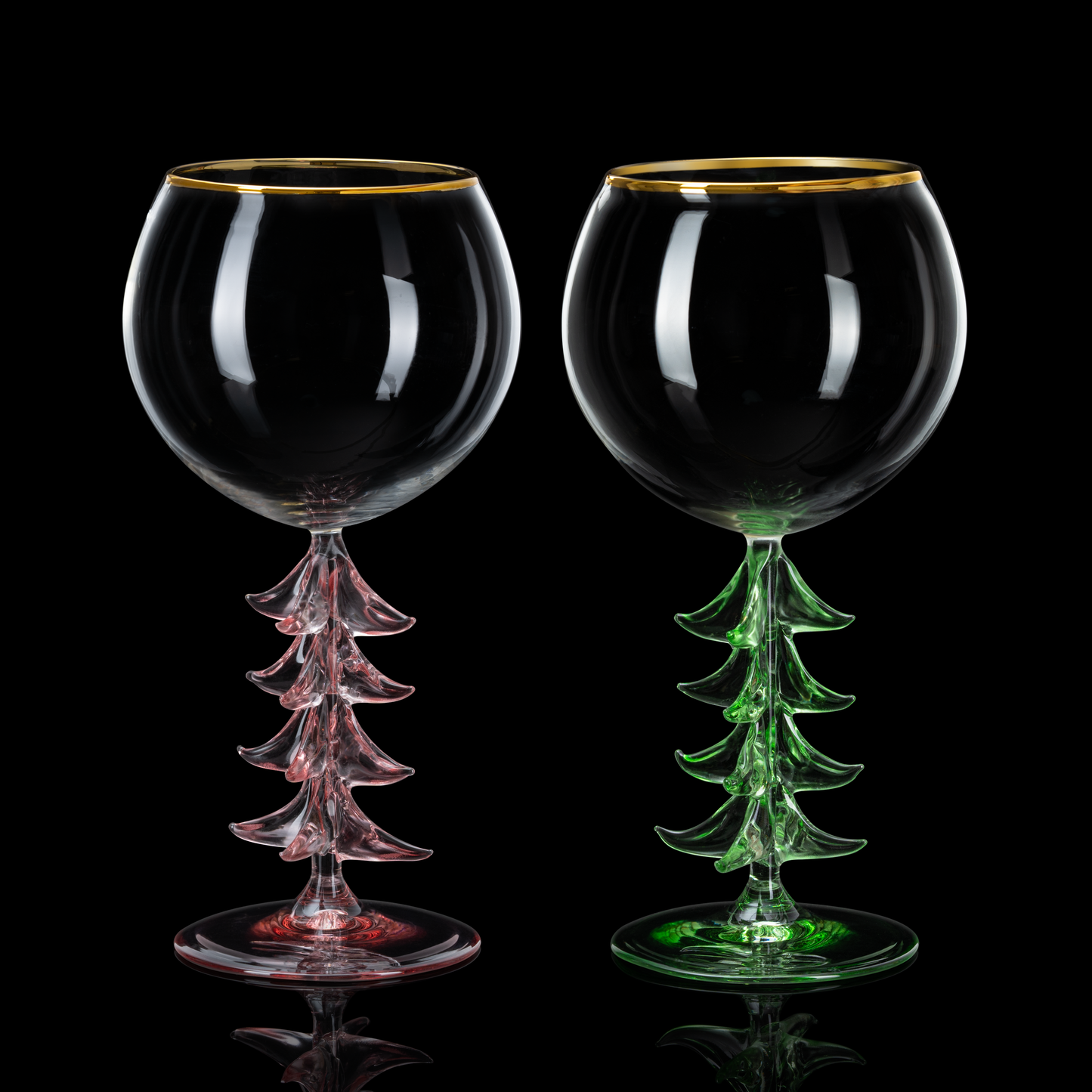 Natale Stemmed Wine Glassware, Set of 2