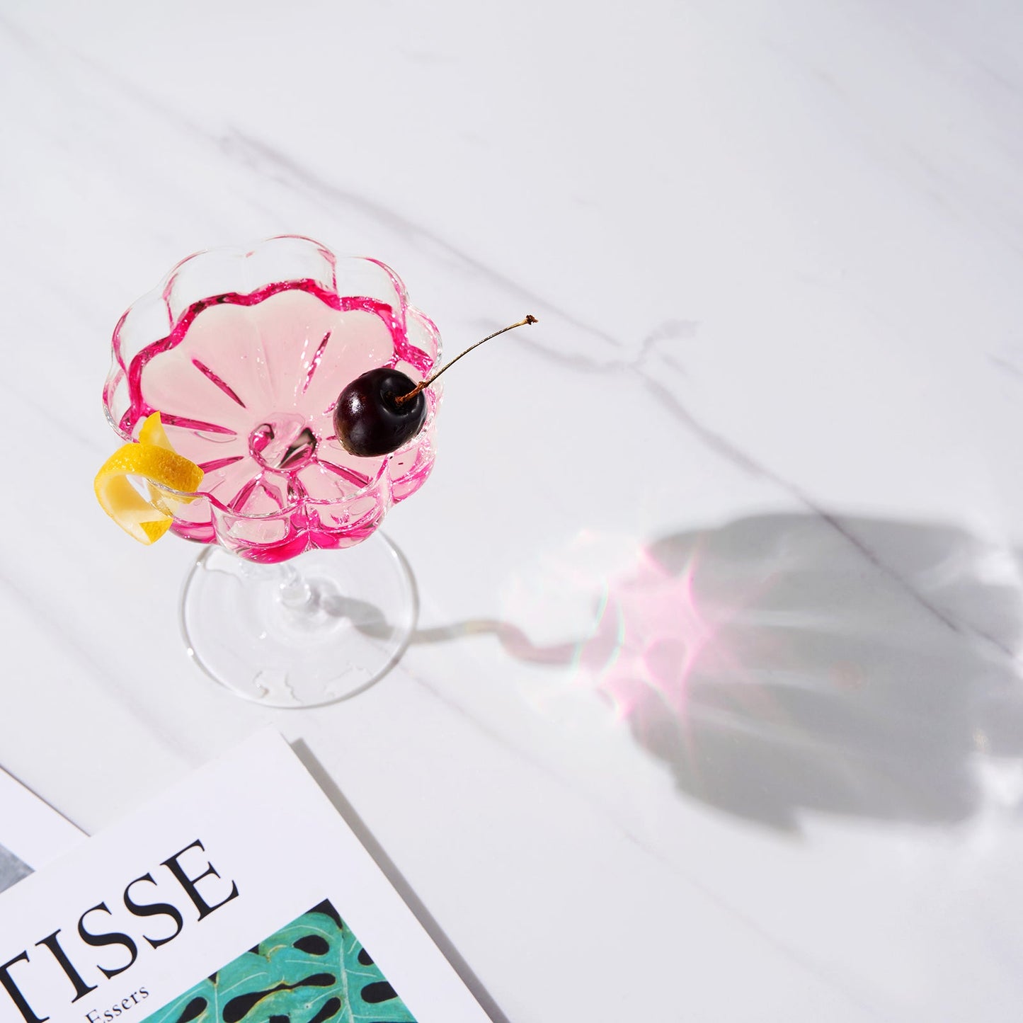 Asteria Champagne Coupe Cocktail Glassware, Clear, Set of 2