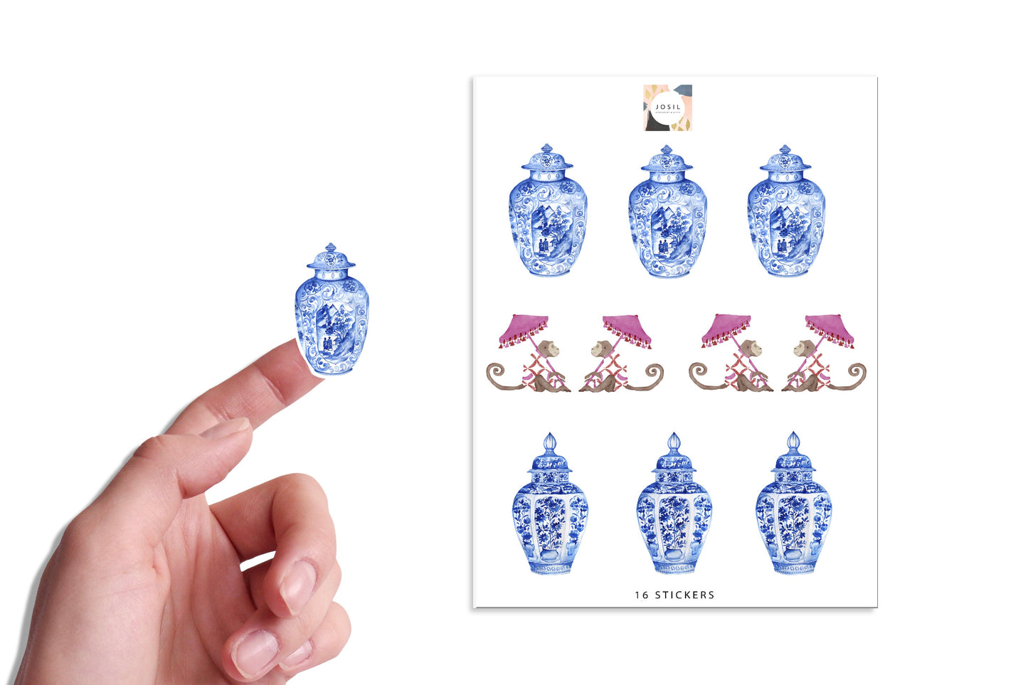 Ginger Jar Stickers