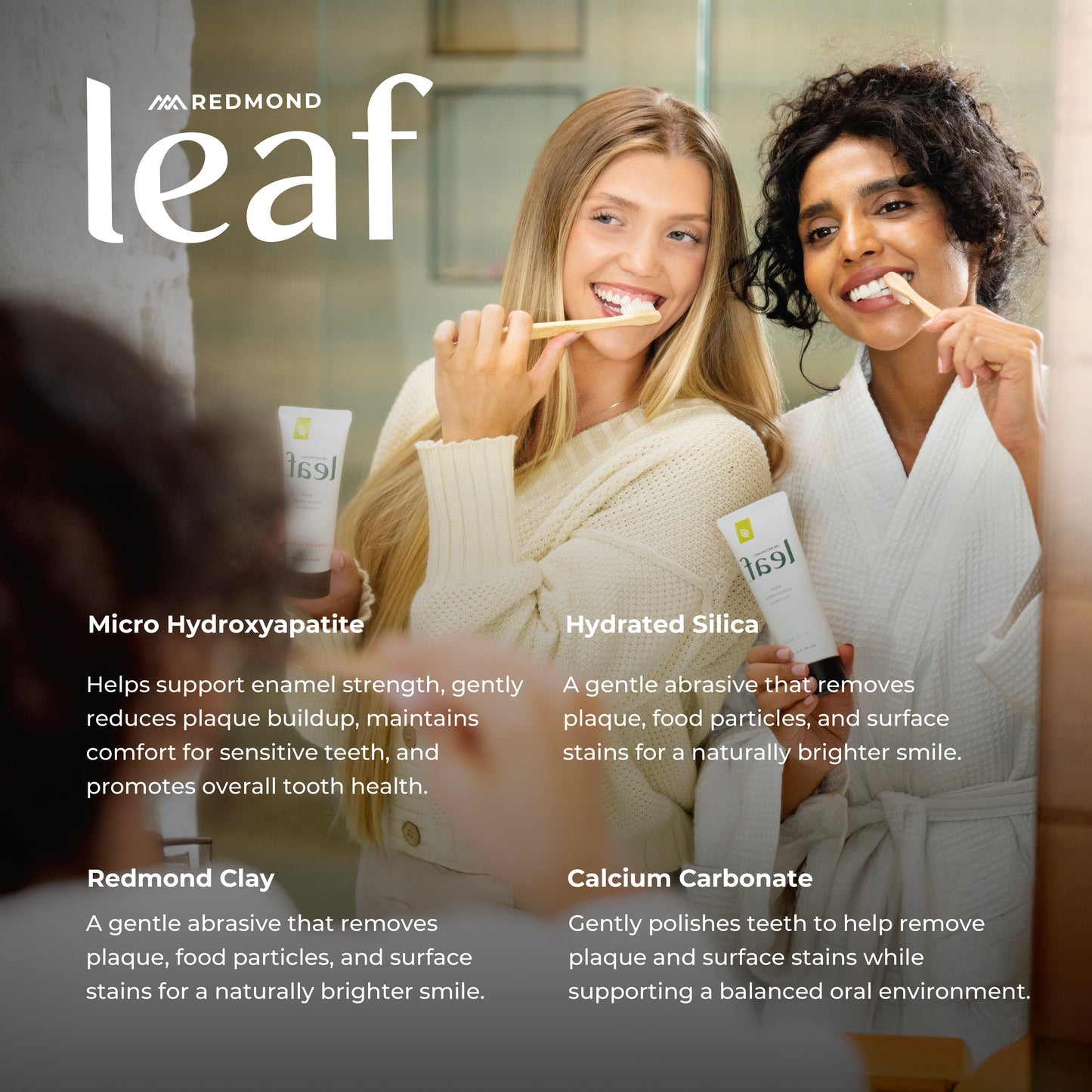 Leaf Toothpaste Variety Pack (3 Count, 1 oz Tube of each flavor)