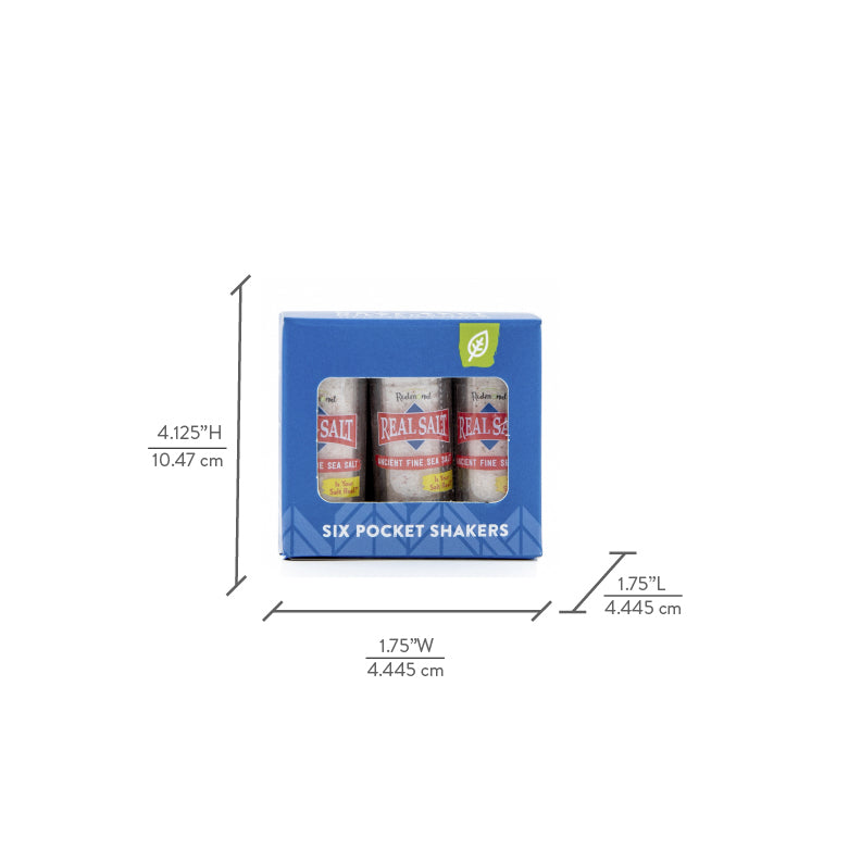 Real Salt Fine Pocket Shaker Pack