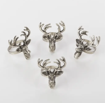 Reindeer Design Napkin Ring
