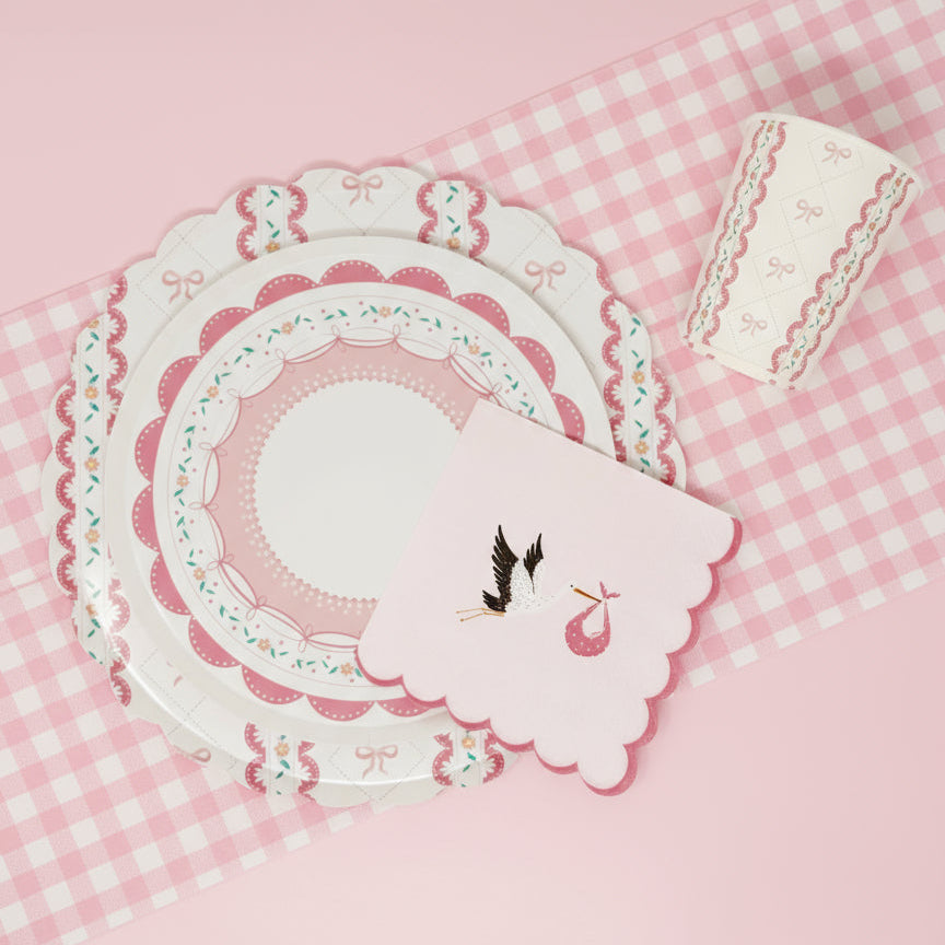 Blue Baby Shower Napkins (Set of 16)