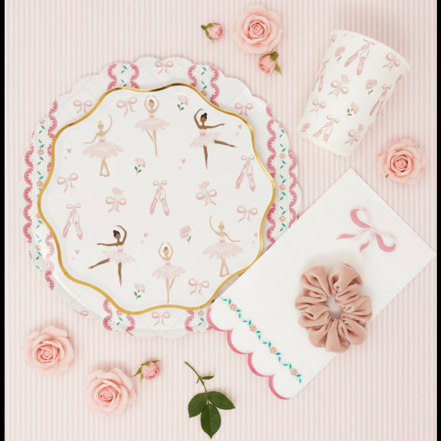Ballerina Dessert Plates 8" (Set of 8)