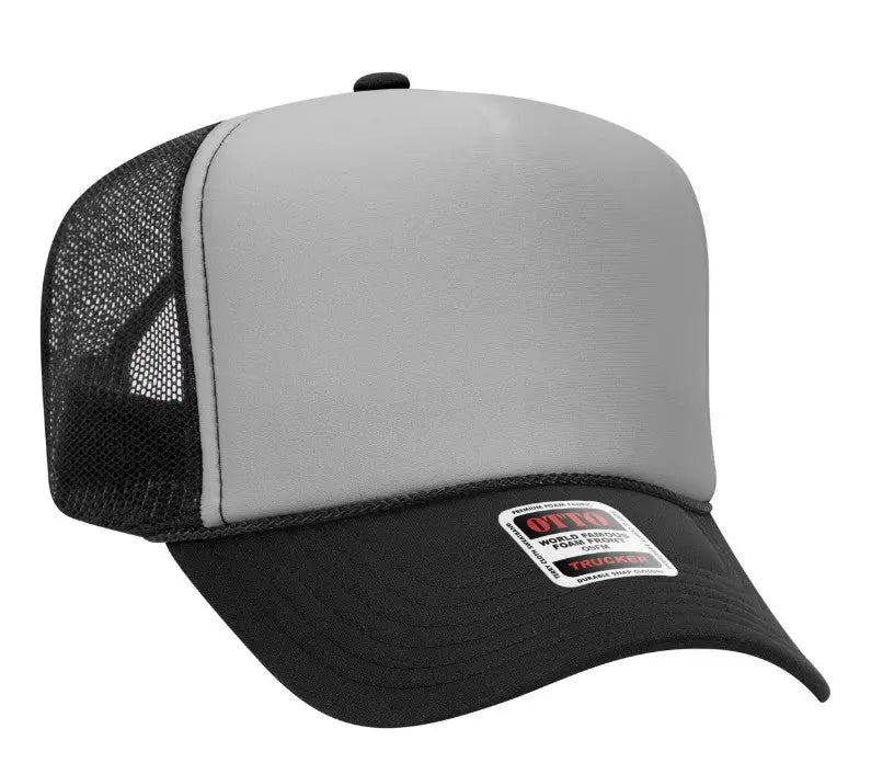 It's River Time Neon Pink Design Adult Otto Foam Trucker Hat