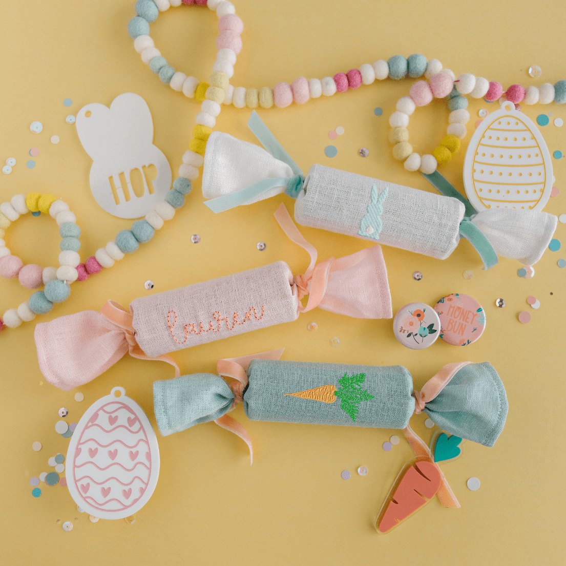 Custom Monogrammed Easter Crackers