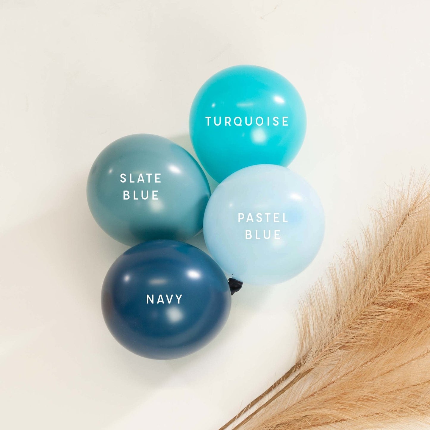 Premium Pastel Blue Latex Balloon Cluster (5", 11” and 17”)
