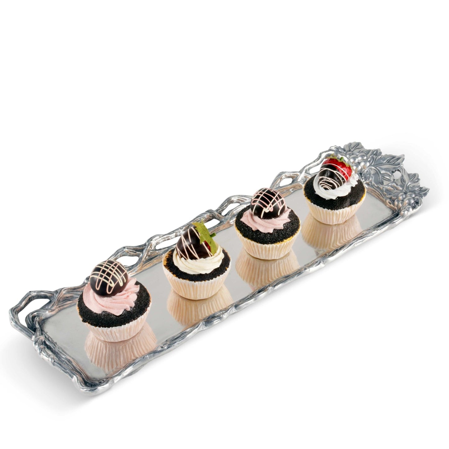 Grape Open Vine Oblong Tray - themonogram manor