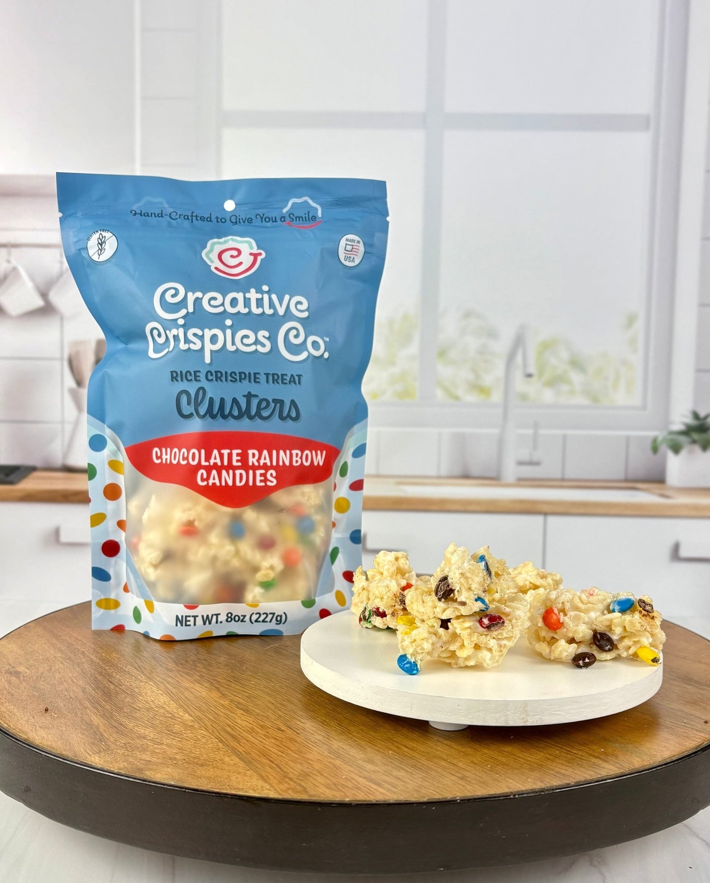 "Clusters" Rainbow Mini Chocolate Candies Crispie Mix Clusters - themonogram manor