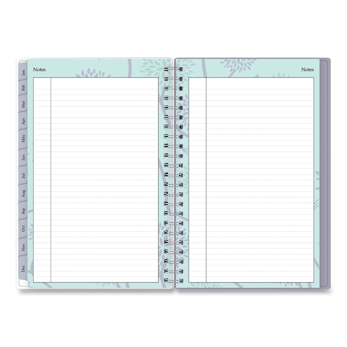 Blue Sky Rue Du Flore Weekly/Monthly Planner, Rue Du Flore Artwork, 8 x 5, Jade/Lavender Cover, 12 - Month (Jan to Dec): 2023 - themonogram manor