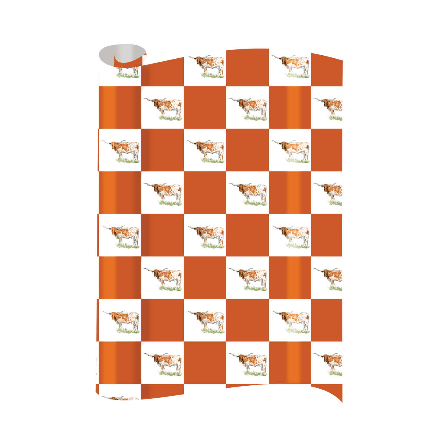 Longhorn Gift Wrap - themonogram manor