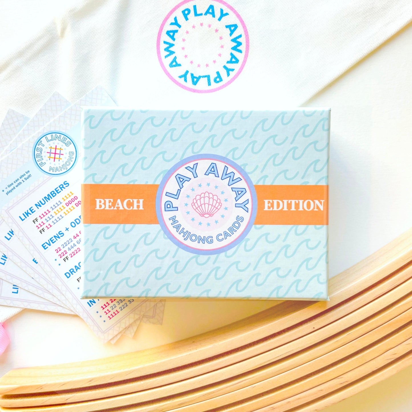 Play Away Mahjong Cards: Beach Edition - themonogram manor