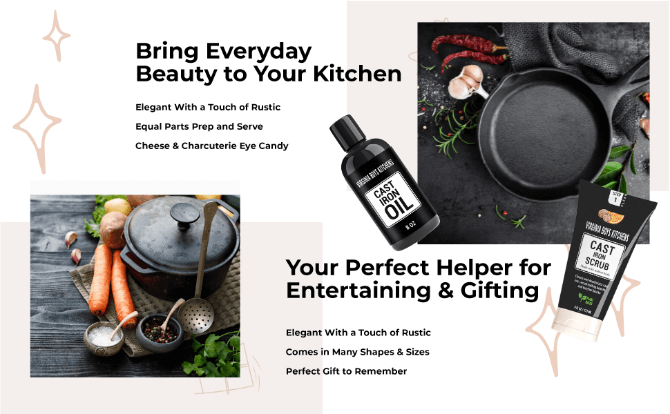 Natural Cast Iron Seasoning Oil - themonogram manor