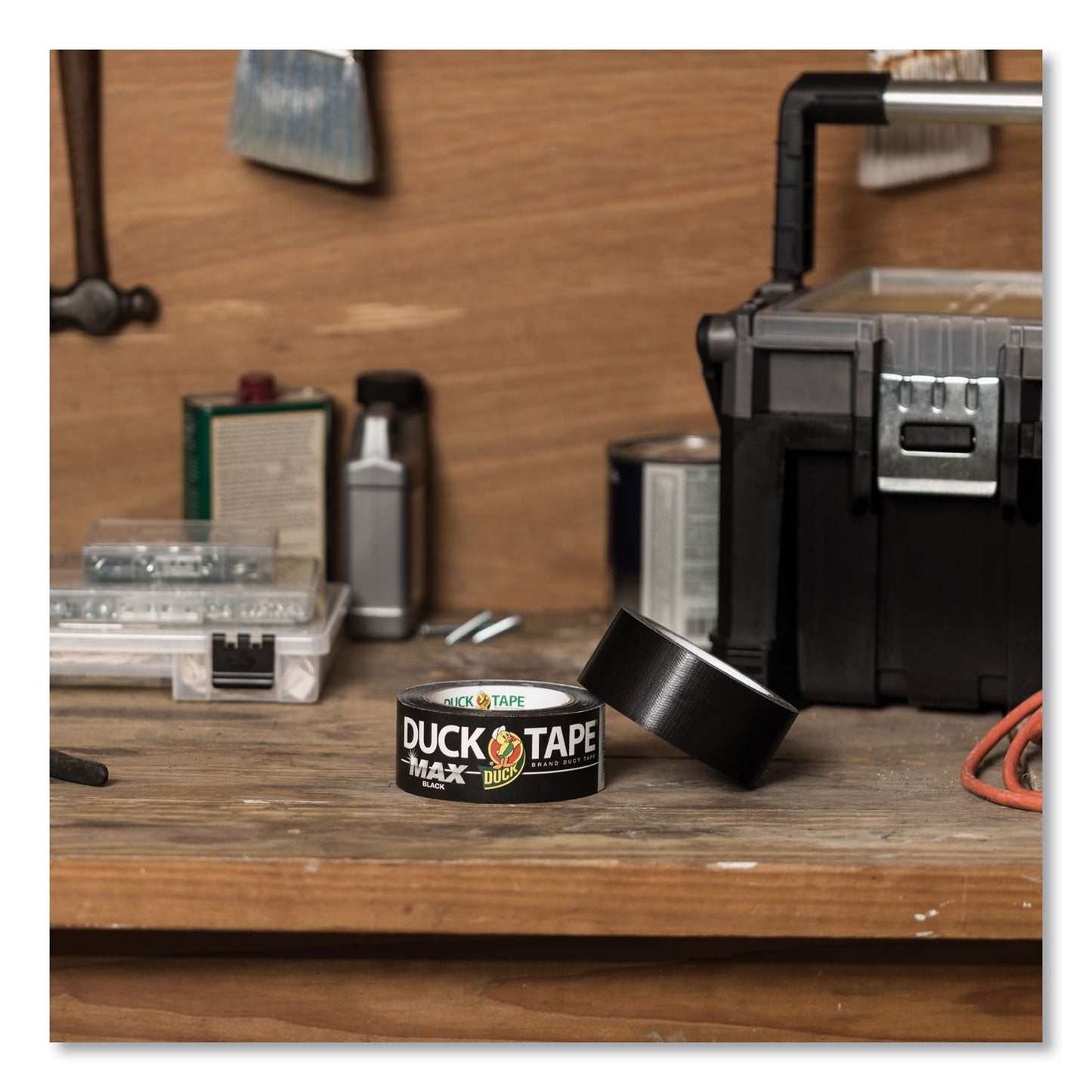 Duck MAX Duct Tape, 3" Core, 1.88" x 35 yds, Black - themonogram manor