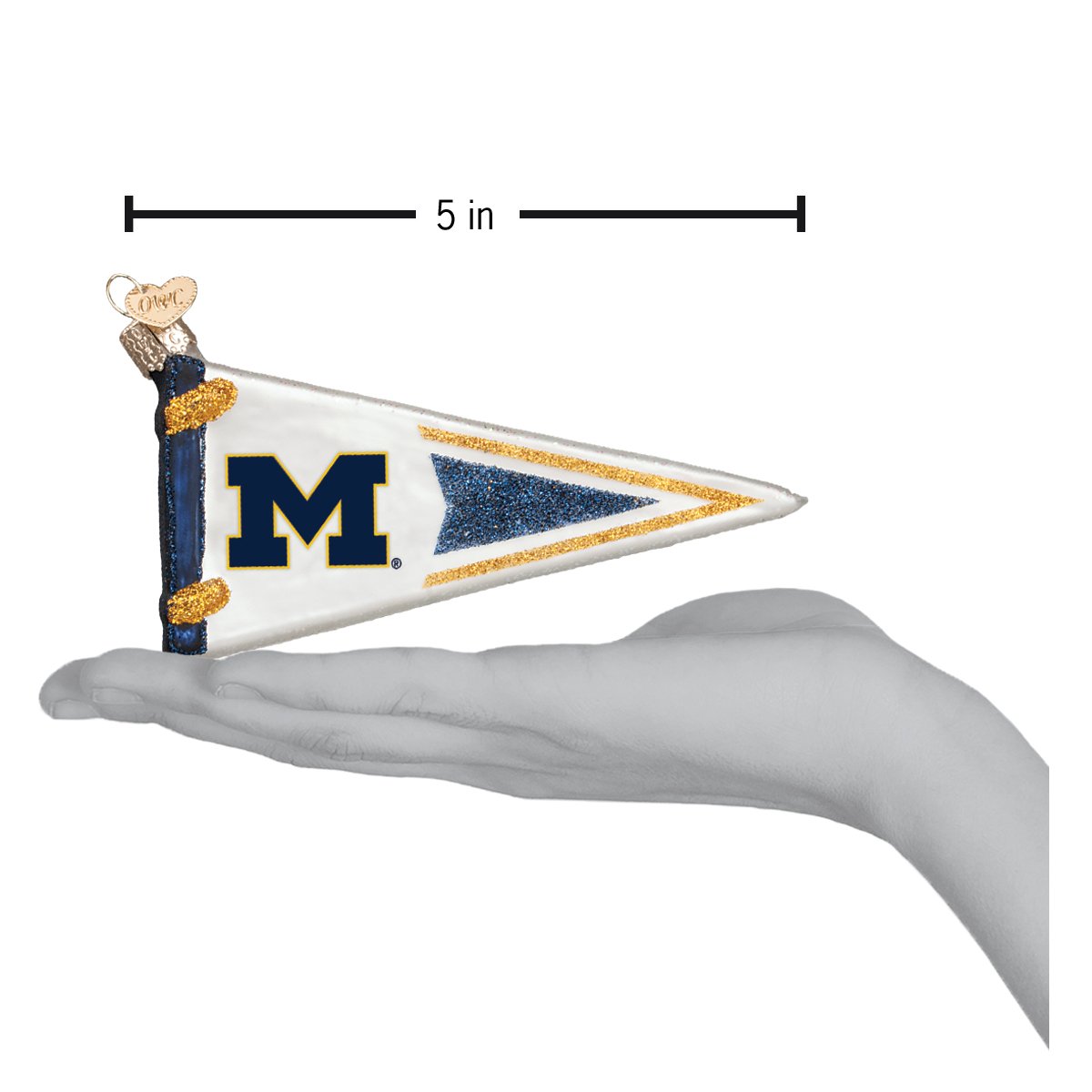 Michigan Pennant Ornament - #themonogram manor #