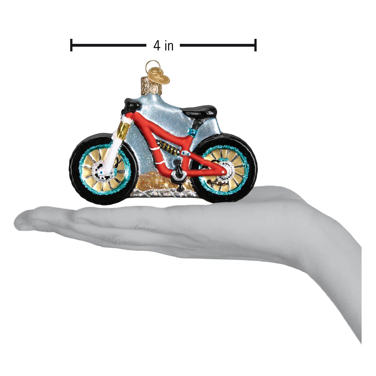 Mountain Bike Ornament - themonogram manor