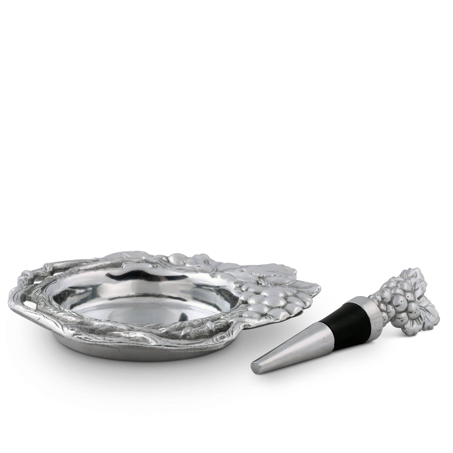 Grape Wine Coaster and Stopper Set - themonogram manor