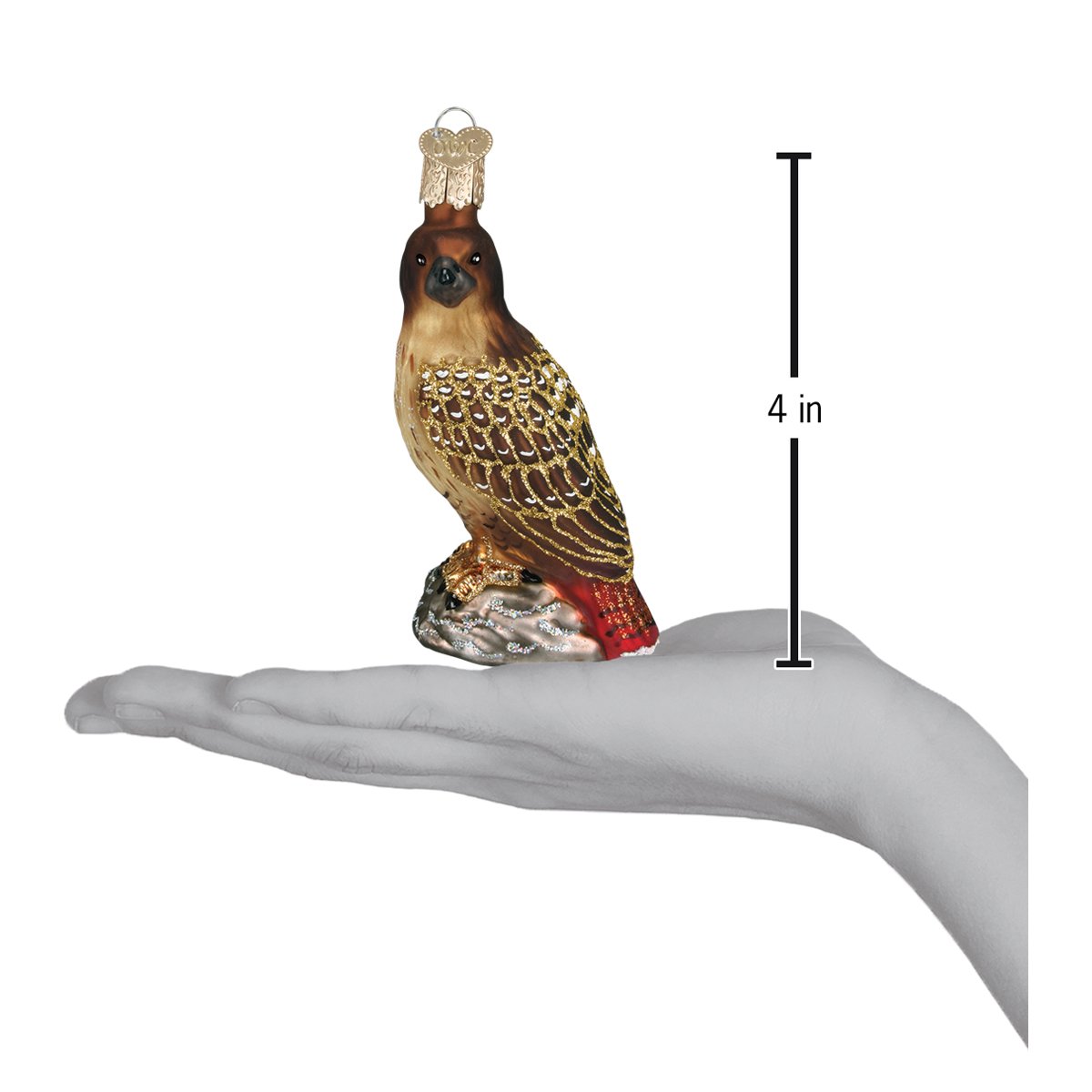 Red - tailed Hawk Ornament - themonogram manor
