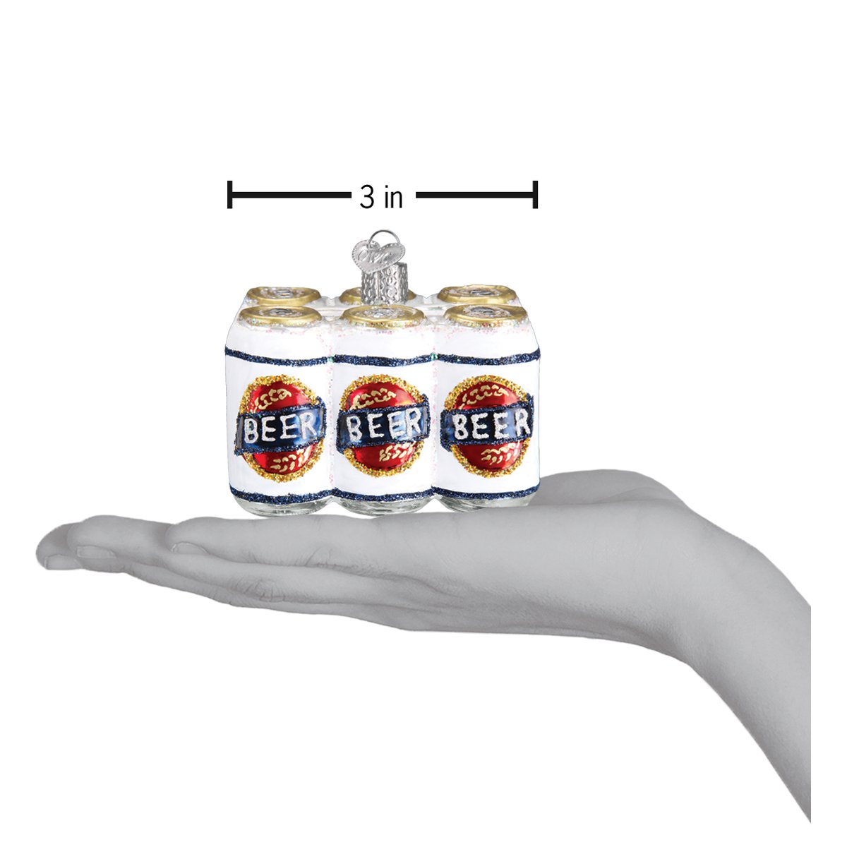 Six Pack Of Beer Ornament - #themonogram manor #