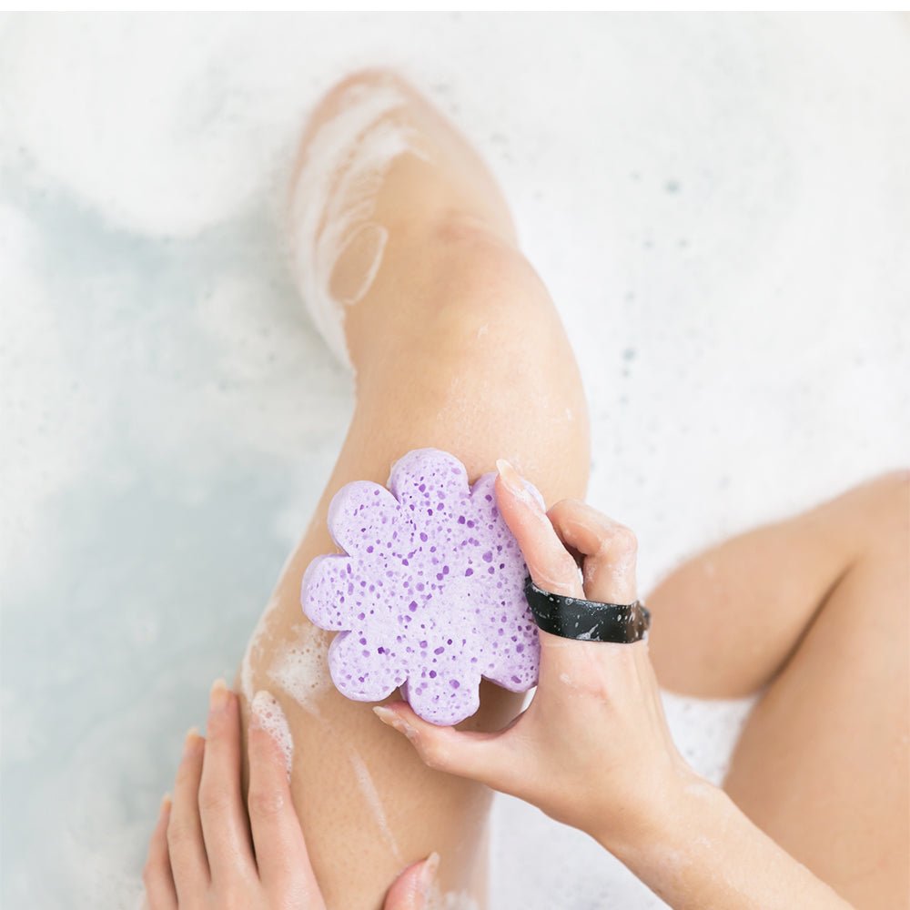 French Lavender Wild Flower Bath Sponge - themonogram manor