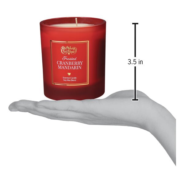 Frosted Cranberry Mandarin Candle - #themonogram manor #