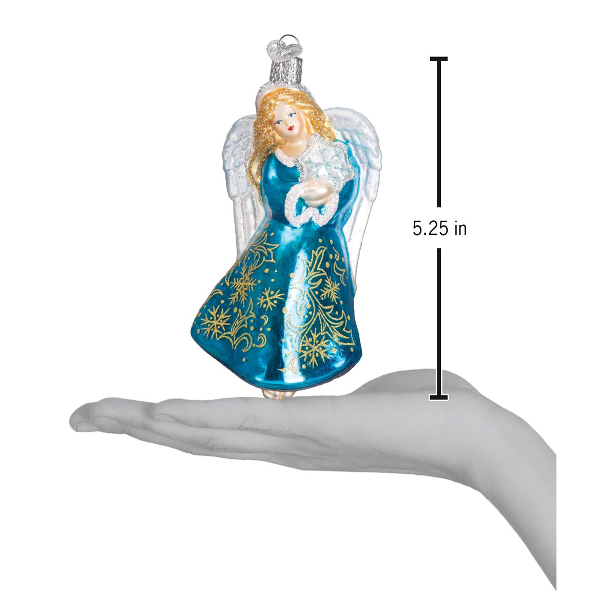 Glistening Snowflake Angel - themonogram manor