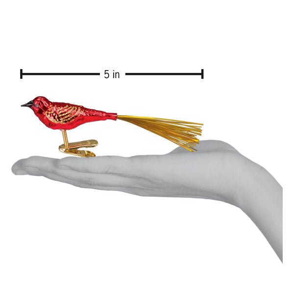 Red Lovebird Ornament - themonogram manor