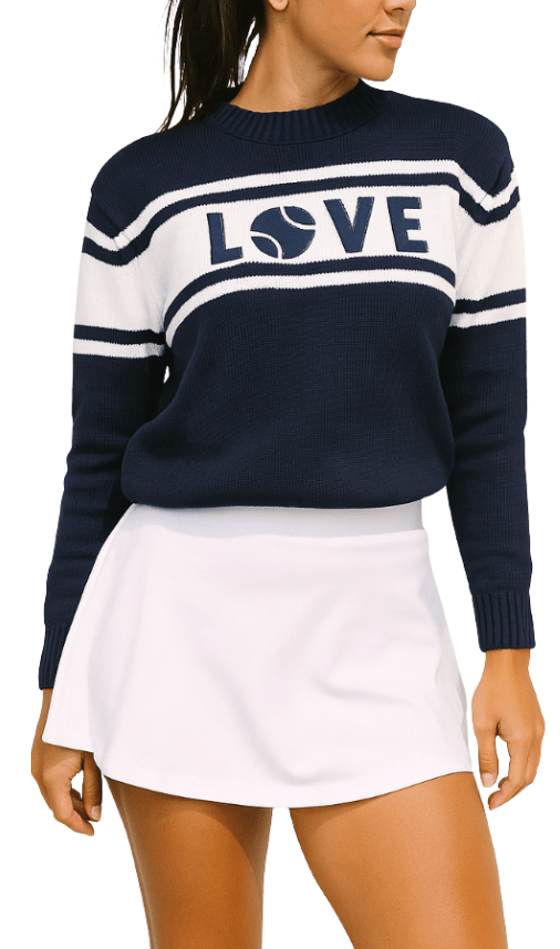 LOVE Sweater - Navy - themonogram manor