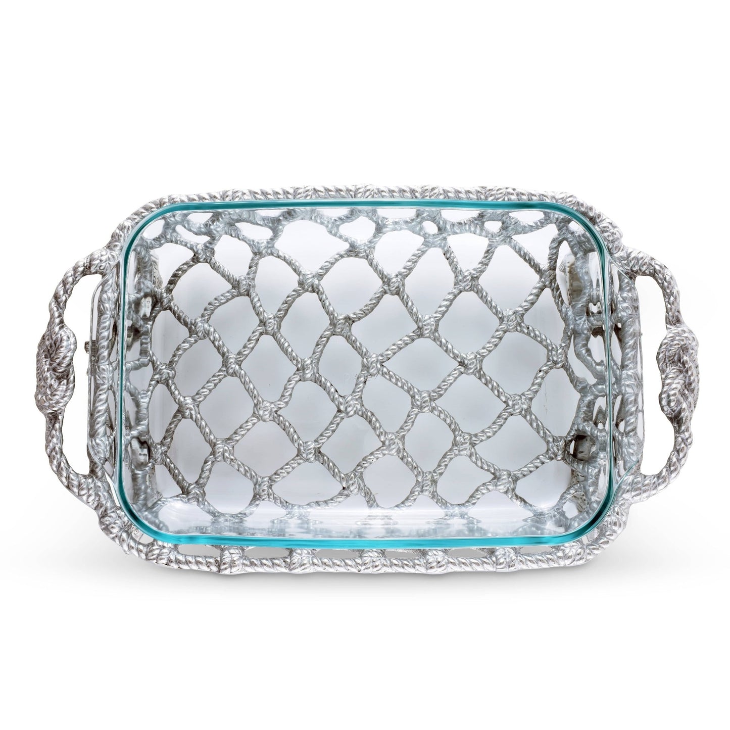 Fish Net Casserole / Pyrex Holder - themonogram manor