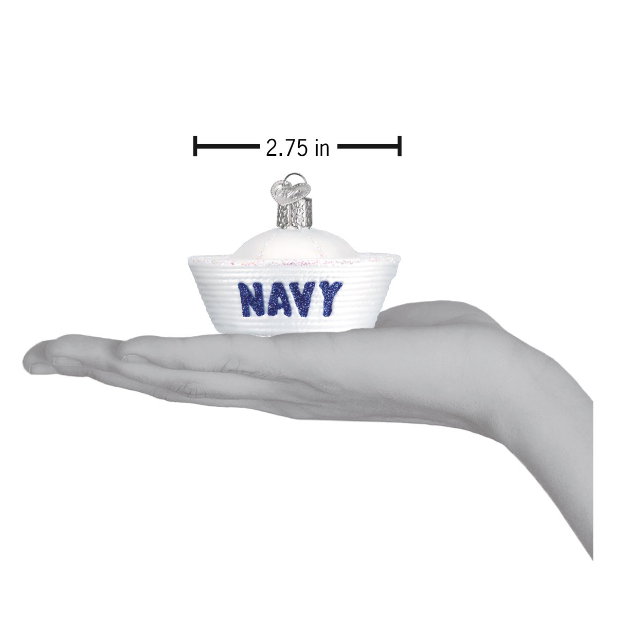Navy Cap Ornament - themonogram manor