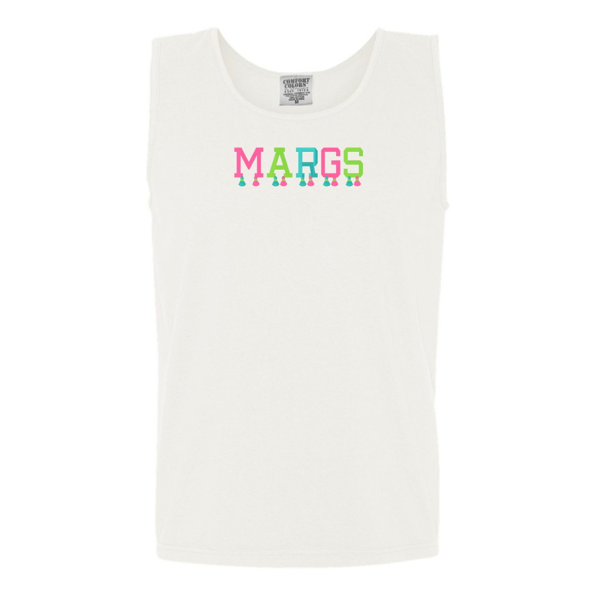 Embroidered Tasseled 'Margs' Tank Top - themonogram manor
