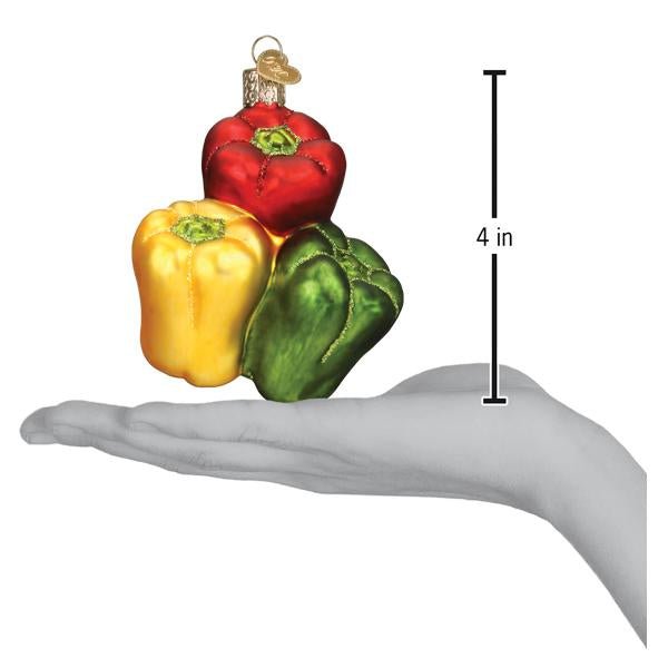 Bell Peppers Ornament - themonogram manor