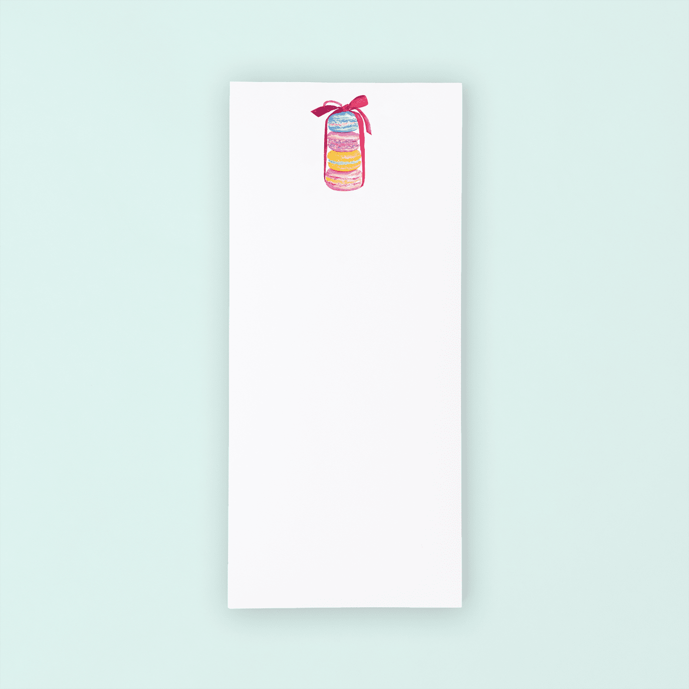 Macarons With Ribbon Lists Pad - themonogram manor