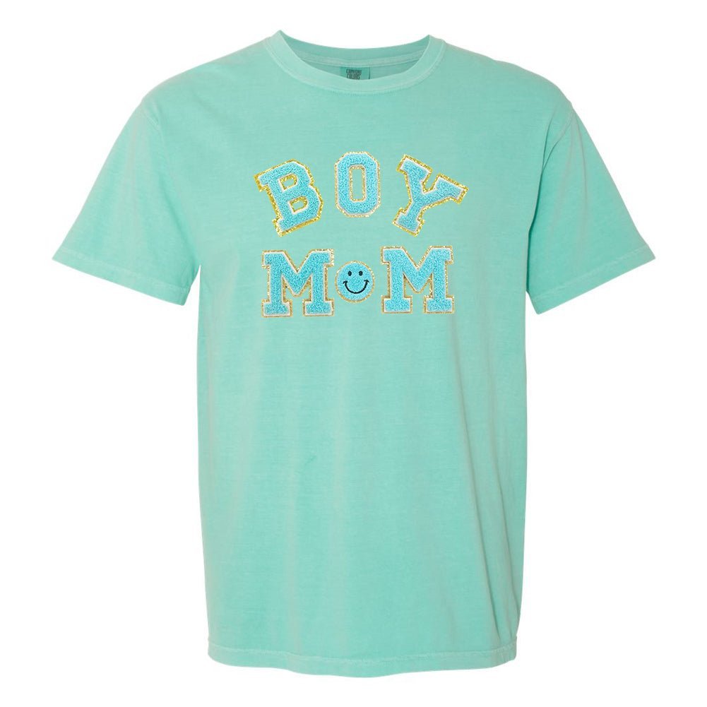 Boy Mom Letter Patch T-Shirt - themonogram manor