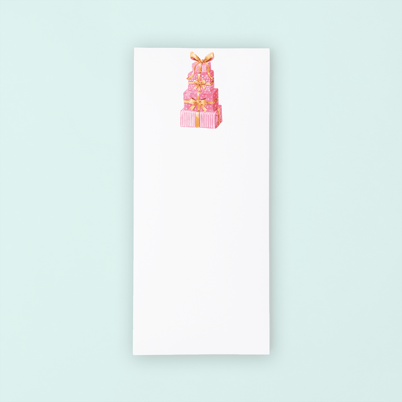 Pink Presents List Pad - themonogram manor
