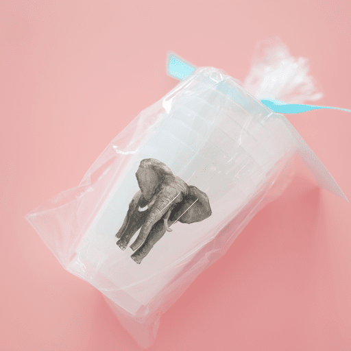 Elephant Frosted Cups - themonogram manor