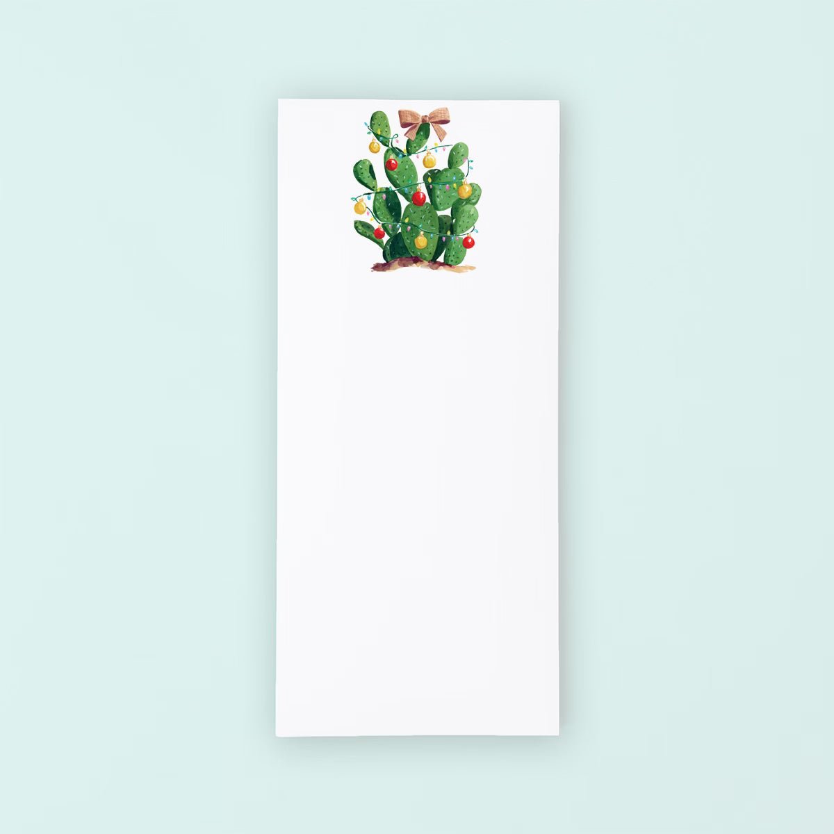 Christmas Cactus List Pad - themonogram manor