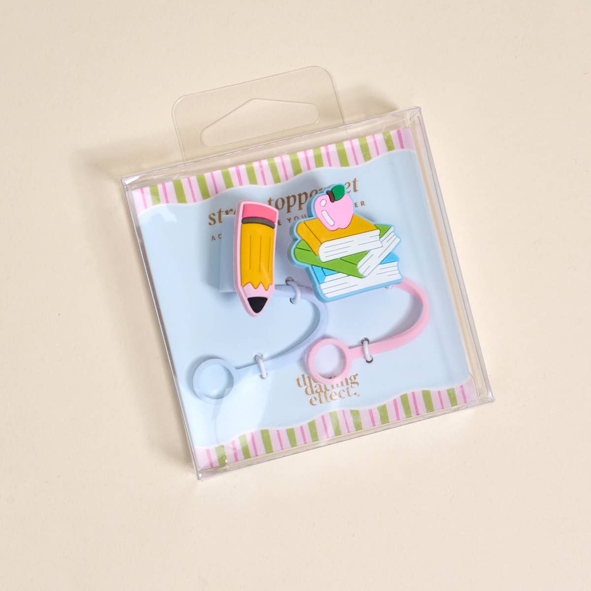 Straw Topper Set–Pencil Me In - themonogram manor