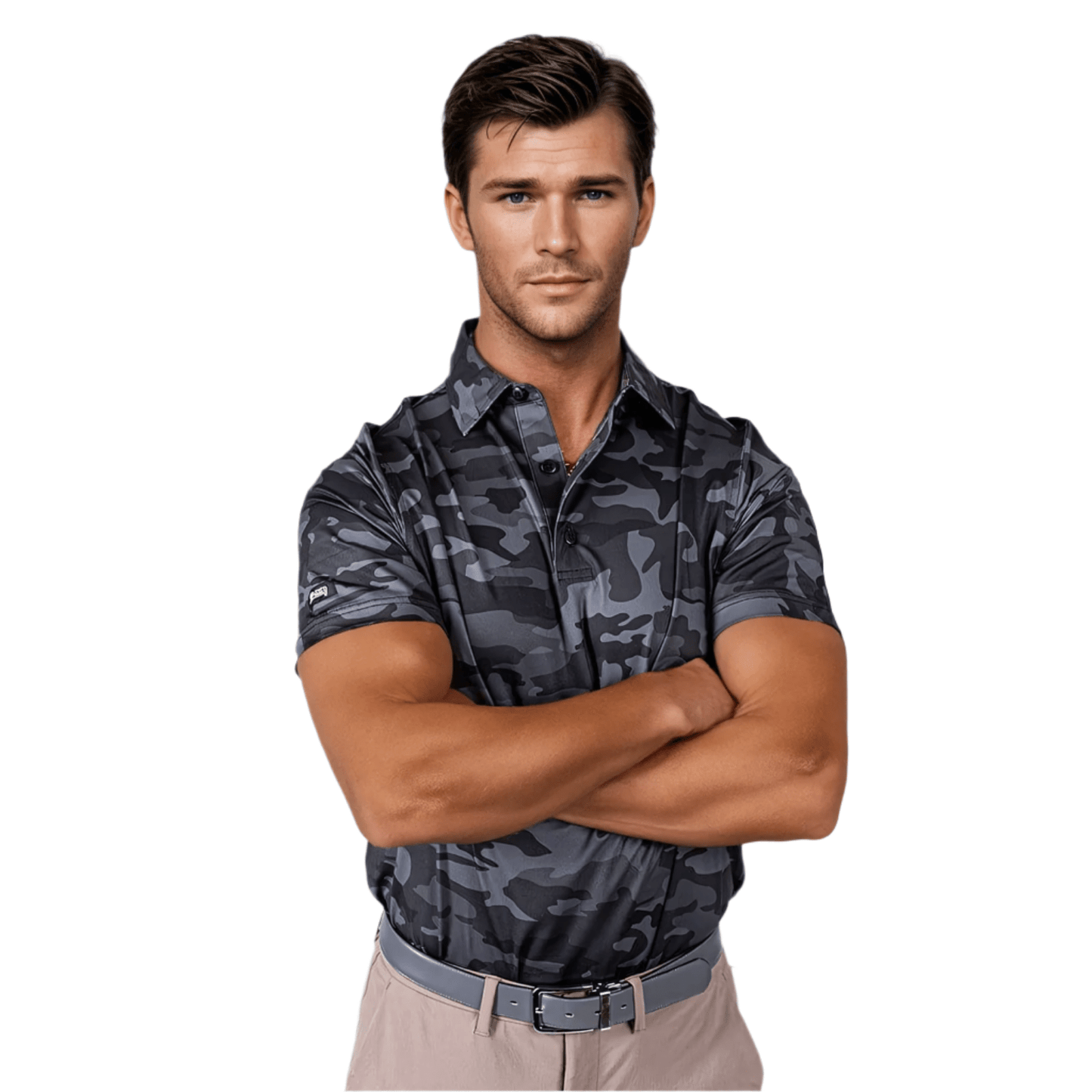 Black Camo Men's Polo - themonogram manor