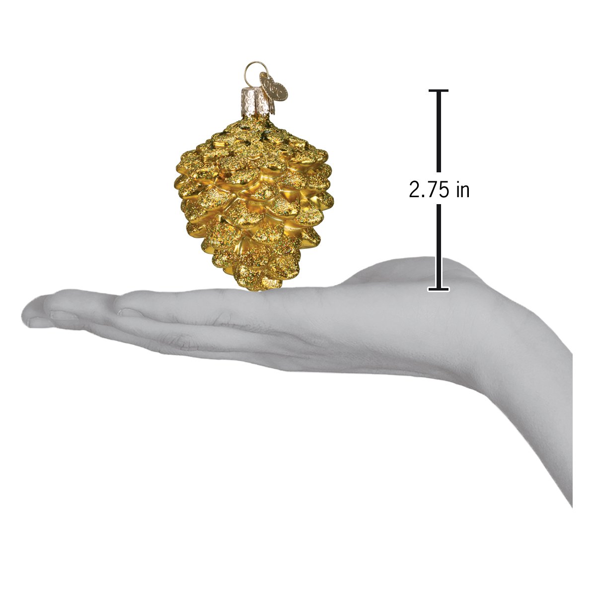 Small Gold Pine Cone - #themonogram manor #