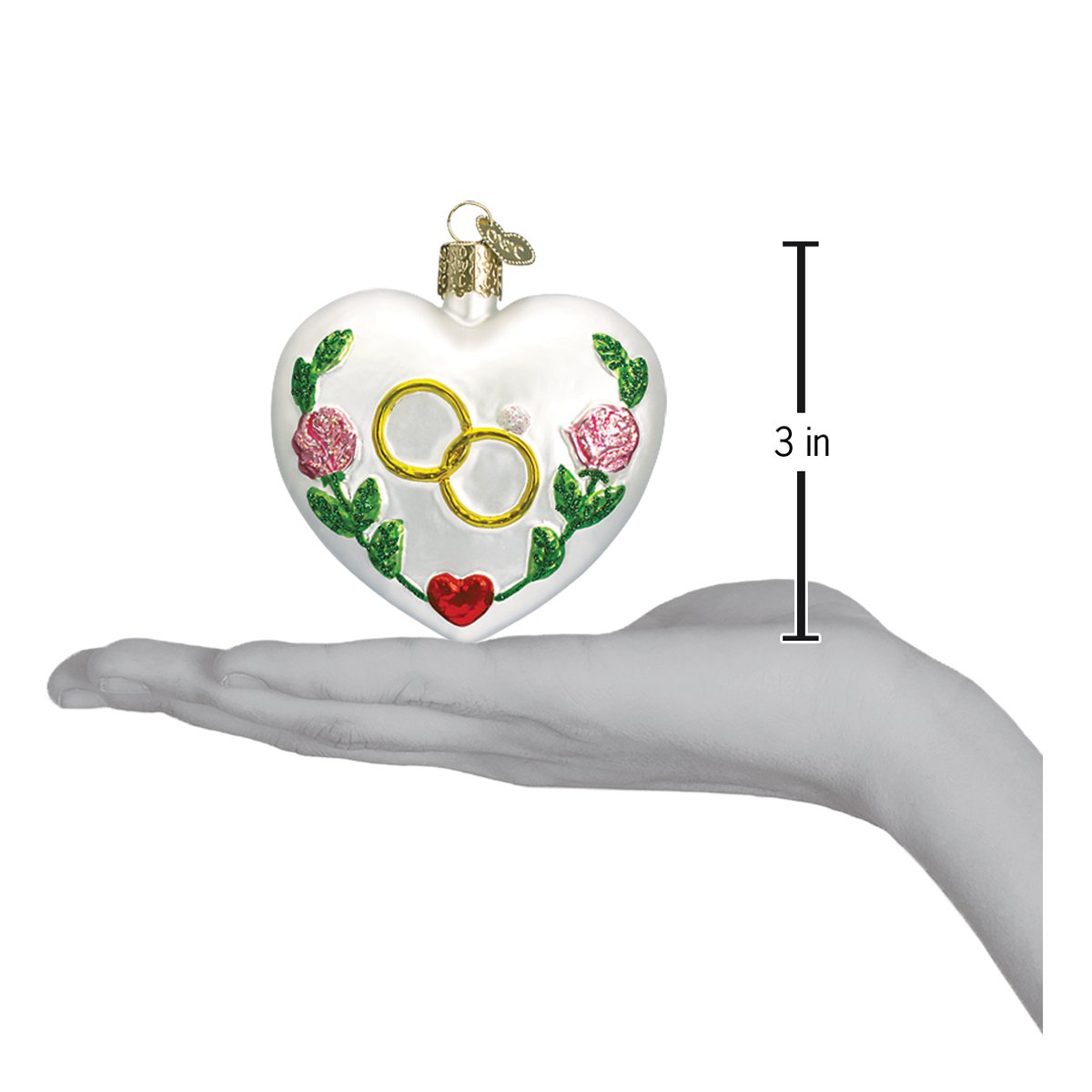 Wedding Heart Ornament - #themonogram manor #