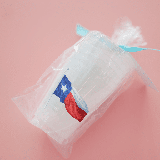 Waving Texas Flag Frosted Cups - themonogram manor