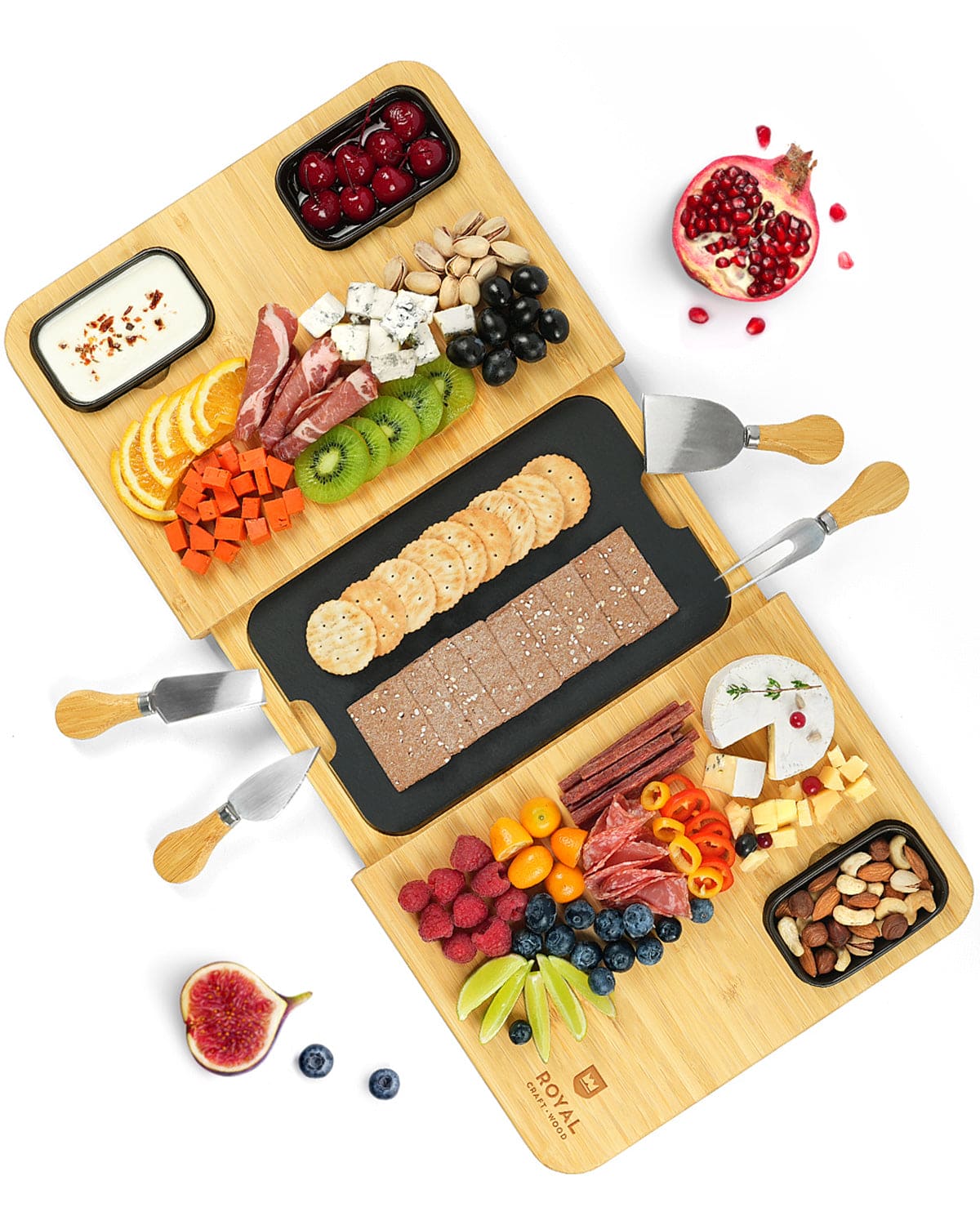 Cheese Board Set with Slate Plate - themonogram manor