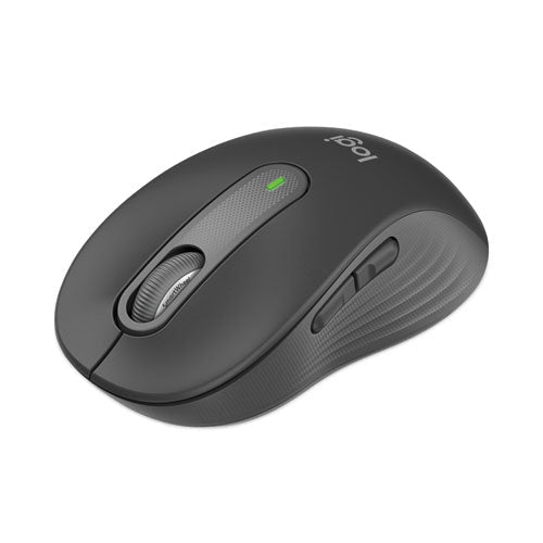 Logitech Signature M650 Wireless Mouse, Large, 2.4 GHz Frequency, 33 ft Wireless Range, Right Hand Use, Graphite - themonogram manor