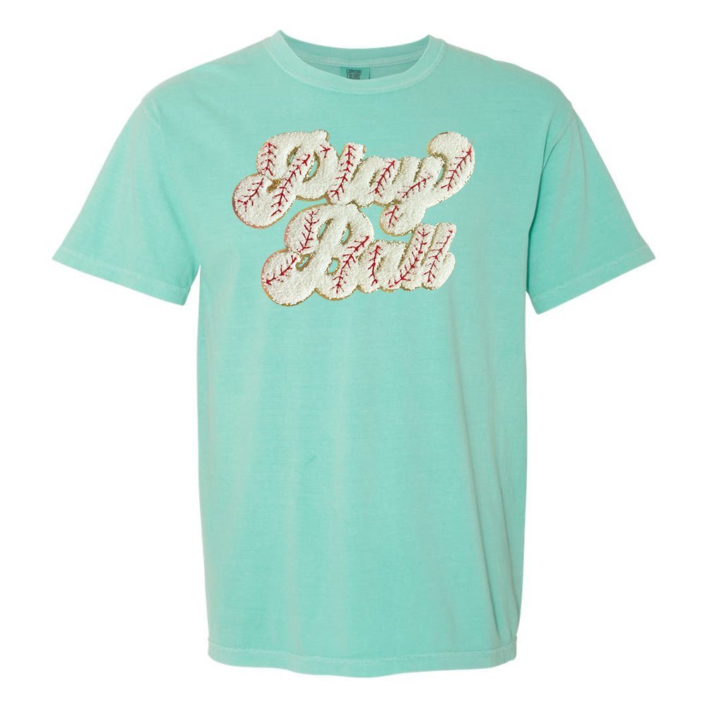 Play Ball Letter Patch T-Shirt - themonogram manor